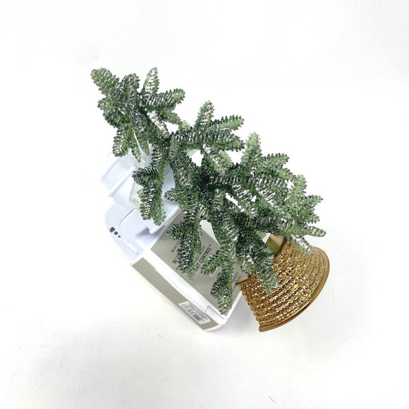 Bath & Body Works Scent Control Wallflower Plug Christmas Tree Gold Basket - Picture 2 of 6